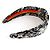 Hermès HERMES Fascia per Capelli in Seta Elsa Bloom in Nero - vista 2