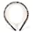 Hermès HERMES Elsa Bloom Braided Leather Headband Black