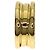 Bulgari Bvlgari B.zero1 2-Band Ring aus 18K Gelbgold - Ansicht 3