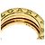 Bulgari Bvlgari B.zero1 2-Band Ring aus 18K Gelbgold - Ansicht 7