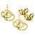 Orecchini Gucci GG Running in oro giallo 18K - vista 4