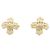 Orecchini a croce in oro giallo 18K Tiffany & Co. D'oro