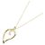 Collana a forma di foglia in oro giallo con diamante di Tiffany & Co. D'oro