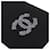 Timeless Chanel Coco Mark Cashmere Stole in Black  - view 2