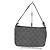 Mini borsa a mano in tela GG nera Gucci Nero - vista 2