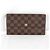 Cartera Larga Sarah de Louis Vuitton Castaño