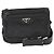 Marsupio Prada Saffiano in nylon nero