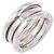 Bulgari Anello Bvlgari B-zero1 3 bande in oro bianco 18K Argento
