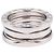 Bulgari Anello Bvlgari B-zero1 3 bande in oro bianco 18K Argento - vista 2