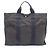 Hermès Herline MM Tote Bag aus grauem Nylon Braun