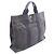 Hermès Herline MM Tote Bag aus grauem Nylon Braun - Ansicht 2