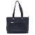 Borsa tote in tela e pelle nera Gucci Nero