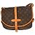 Borsa Saumur Louis Vuitton in tela Monogram 30 Marrone - vista 2