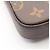 Borsa a Spalla Multi Pochette Felicie di Louis Vuitton Marrone Verde Monogramma - vista 6