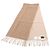 Hermès Recto Verso Cashmere Schal Beige