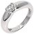 Anello Cartier Chérie in oro bianco 18K - vista 2