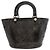 Borsa a mano perforata Coco Mark di Chanel Nero - vista 2