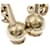 Orecchini a perno Chanel Chain Coco Mark D'oro  - vista 3