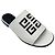 Mule piatte in pelle con logo 4G bianco di Givenchy