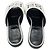 Mule piatte in pelle con logo 4G bianco di Givenchy - vista 5