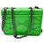 Borsa a tracolla Travia in pelle verde chiaro MCM - vista 3