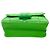 Borsa a tracolla Travia in pelle verde chiaro MCM - vista 4