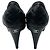Pumps in pelle trapuntata Chanel nera / argento con logo CC Nero - vista 5