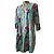 Autre Marque Camicia lunga KARAMELL con stampa floreale Rosso Blu Multicolore Verde Blu chiaro
