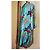 Autre Marque Camicia lunga KARAMELL con stampa floreale Rosso Blu Multicolore Verde Blu chiaro - vista 14