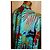 Autre Marque Camicia lunga KARAMELL con stampa floreale Rosso Blu Multicolore Verde Blu chiaro - vista 15