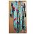 Autre Marque Camicia lunga KARAMELL con stampa floreale Rosso Blu Multicolore Verde Blu chiaro - vista 7