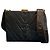 Borsa a spalla in agnello nero Chanel 1986