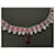 Collana Swarovski CRY/RUBY cristalli rubino e bianchi Argento  - vista 9