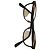 Jimmy Choo Brille Braun Schwarz
