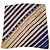 Foulard Gucci a righe blu e bianche con corda Bianco Multicolore