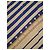 Foulard Gucci a righe blu e bianche con corda Bianco Multicolore - vista 4