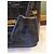 Bolsa Moschino em couro preto com efeito crocodilo - vista 3