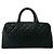 Timeless Chanel Vintage Matelassé Coco Mark Handtasche Schwarz