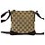 Mini borsa a spalla in pelle perforata con logo GG di Gucci Marrone - vista 3