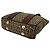 Fendi Zucchino FF Pattern Canvas Leather Tote Bag Brown - view 8