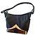 Borsa Gucci in nylon e pelle con stampa geometrica Marrone Nero Multicolore