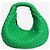 Bottega Veneta Grüne gepolsterte Jodie Intrecciato Handtasche - Ansicht 3