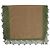 Autre Marque Sciarpa in suede verde con bordino in suede