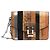 Proenza Schouler Clutch in pelle esotica a righe marrone