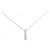 Autre Marque Collana in diamante K18WG Argento