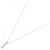 Autre Marque Collana in diamante K18WG Argento - vista 2