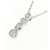 Autre Marque Collana in diamante K18WG Argento - vista 3