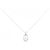 Autre Marque Collana di diamanti in platino Pt900/Pt850 Argento