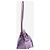 Attico Borsa a tracolla in satin viola - vista 3