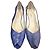 Blaue Leder-Pumps Minelli